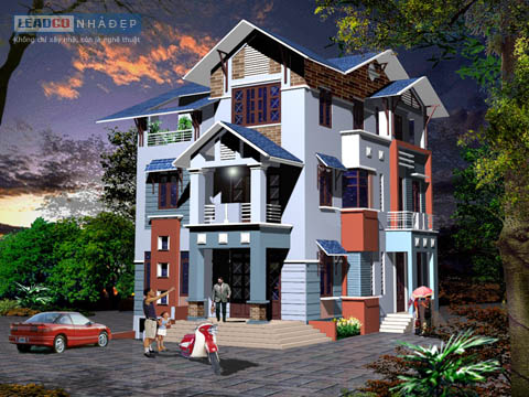 Nhà biệt thự anh Nguyễn Trung